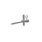 Plumb line holder | for screw- fitting to twine poles, held by screw, with round bar  13mm, including notch as rope guide, can be installed on twine poles of  10mm-  20mm, round bar can move in longitudinal directiongalvanized